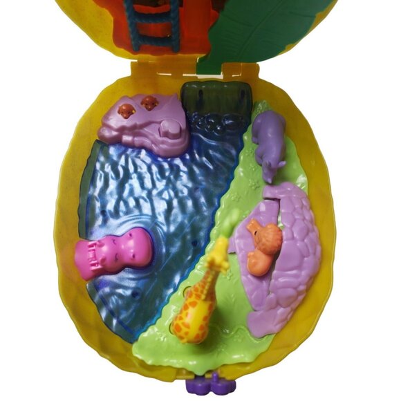 Polly Pocket Mattel Tropicool Pineapple Wearable Purse Toy 2019 NO FIGURES - Picture 4 of 15